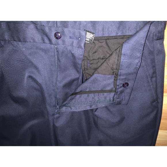 Bolle Tech Sz 38 Navy Blue Pleated Front Performance Golf Shorts EUC - Picture 6 of 9